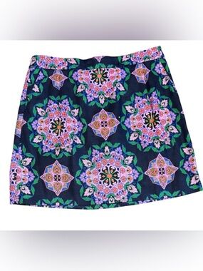 Like new! J.Crew Mandala Print Basket Weave Sheath Skirt Size 10